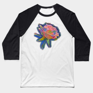 Beautiful Multicolor Rose Baseball T-Shirt